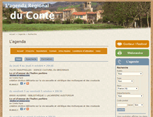 Tablet Screenshot of agenda.conteurs.org
